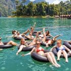 Thailand Rundreise schwimmende Bungalows