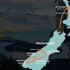 Neuseeland karte