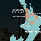 Neuseeland nord insel karte