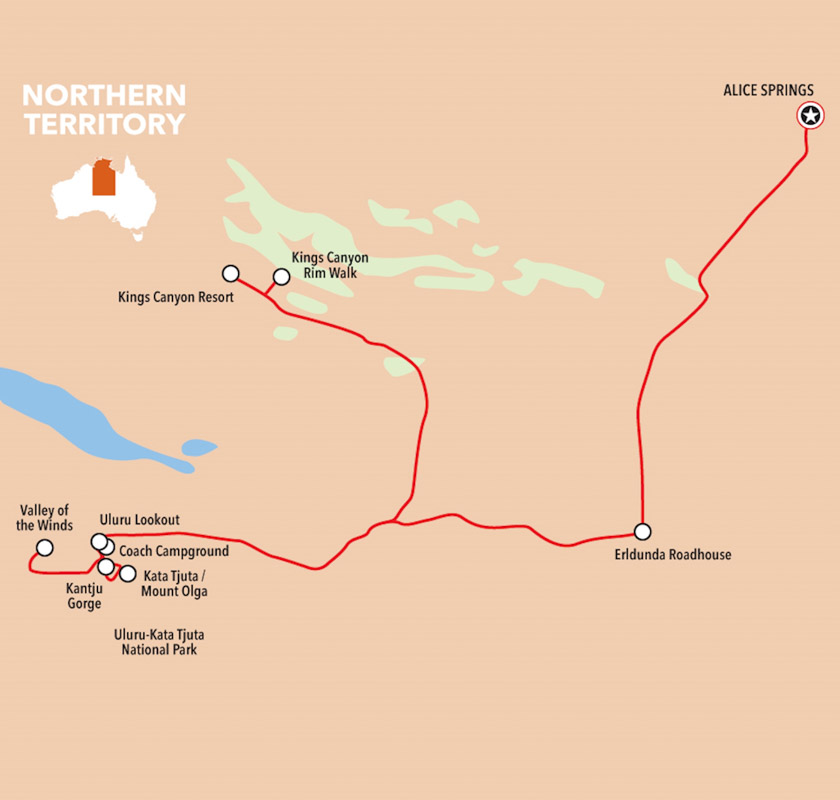 Uluru karte